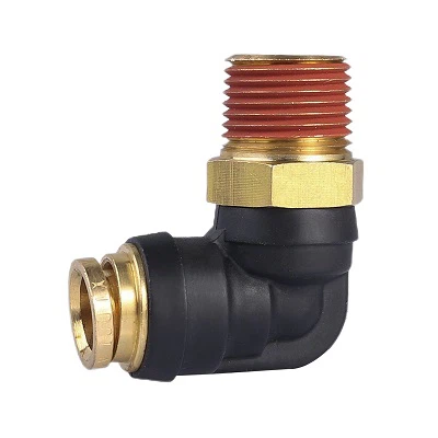 Composite Male Elbow 90 graders svängbar